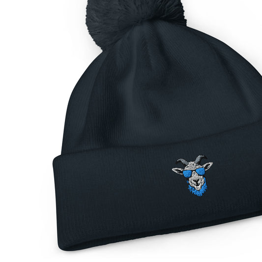 Golf Goats Tour Pom Hat - Navy