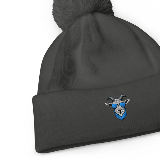 Golf Goats Tour Pom Hat - Grey