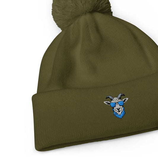Golf Goats Tour Pom Hat - Khaki
