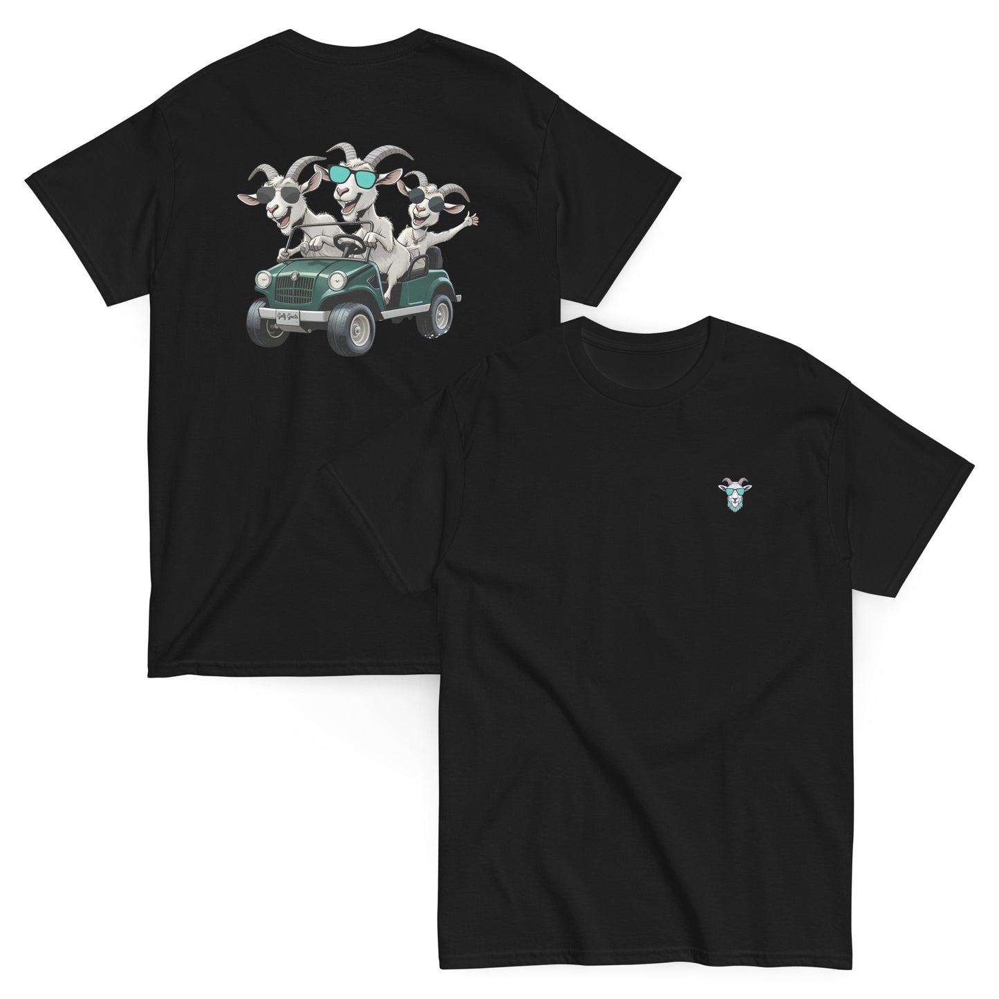 Golf Goats Back Nine Joyride T-Shirt - Black