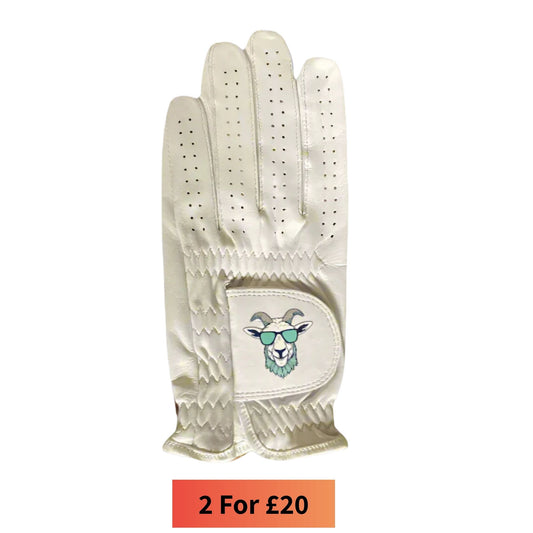 Golf Goats Cabretta Soft Leather Golf Glove