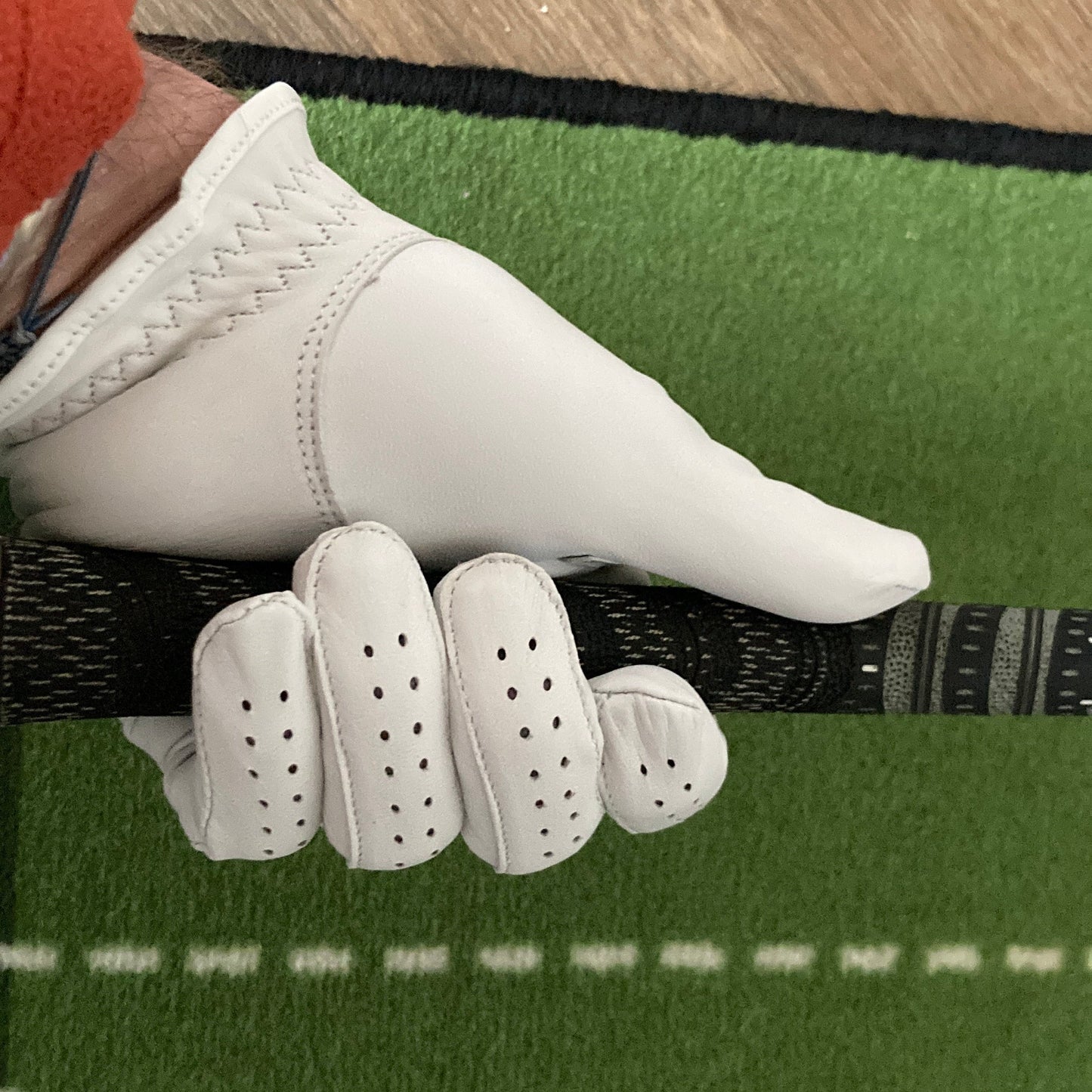The Golf Goats 100% Cabretta Soft Leather White Golf Glove