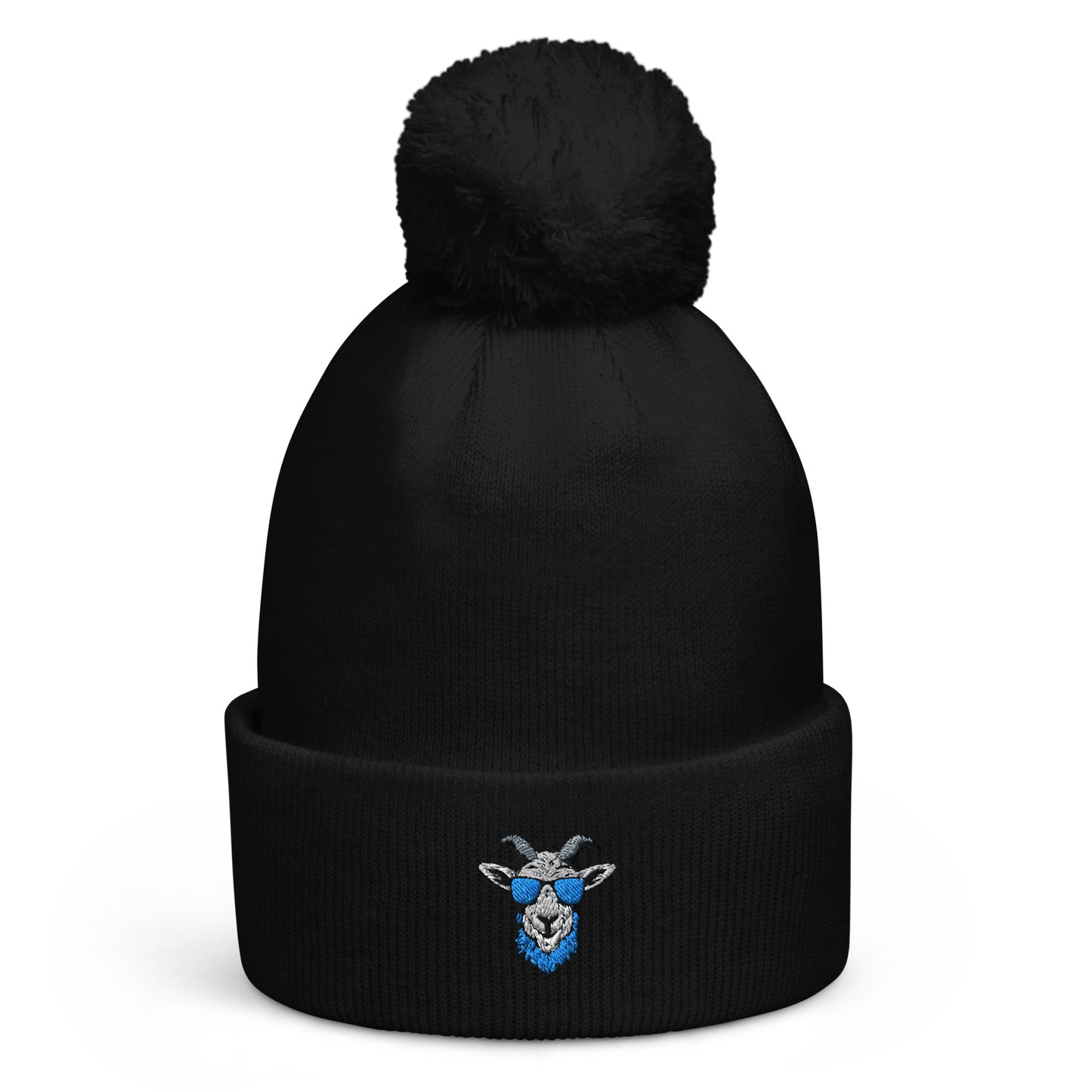 Golf Goats Tour Pom Hat - Black