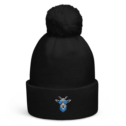 Golf Goats Tour Pom Hat - Black