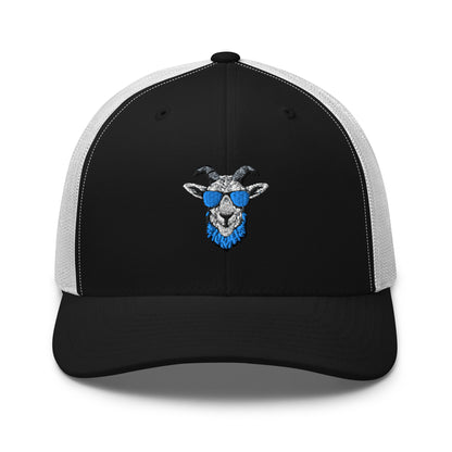 The Golf Goats Tour Cap - Black & White